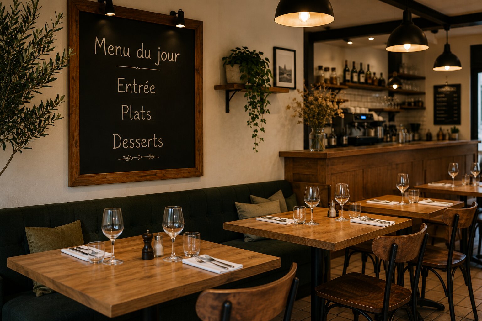 Illustration : site d’un restaurant familial.