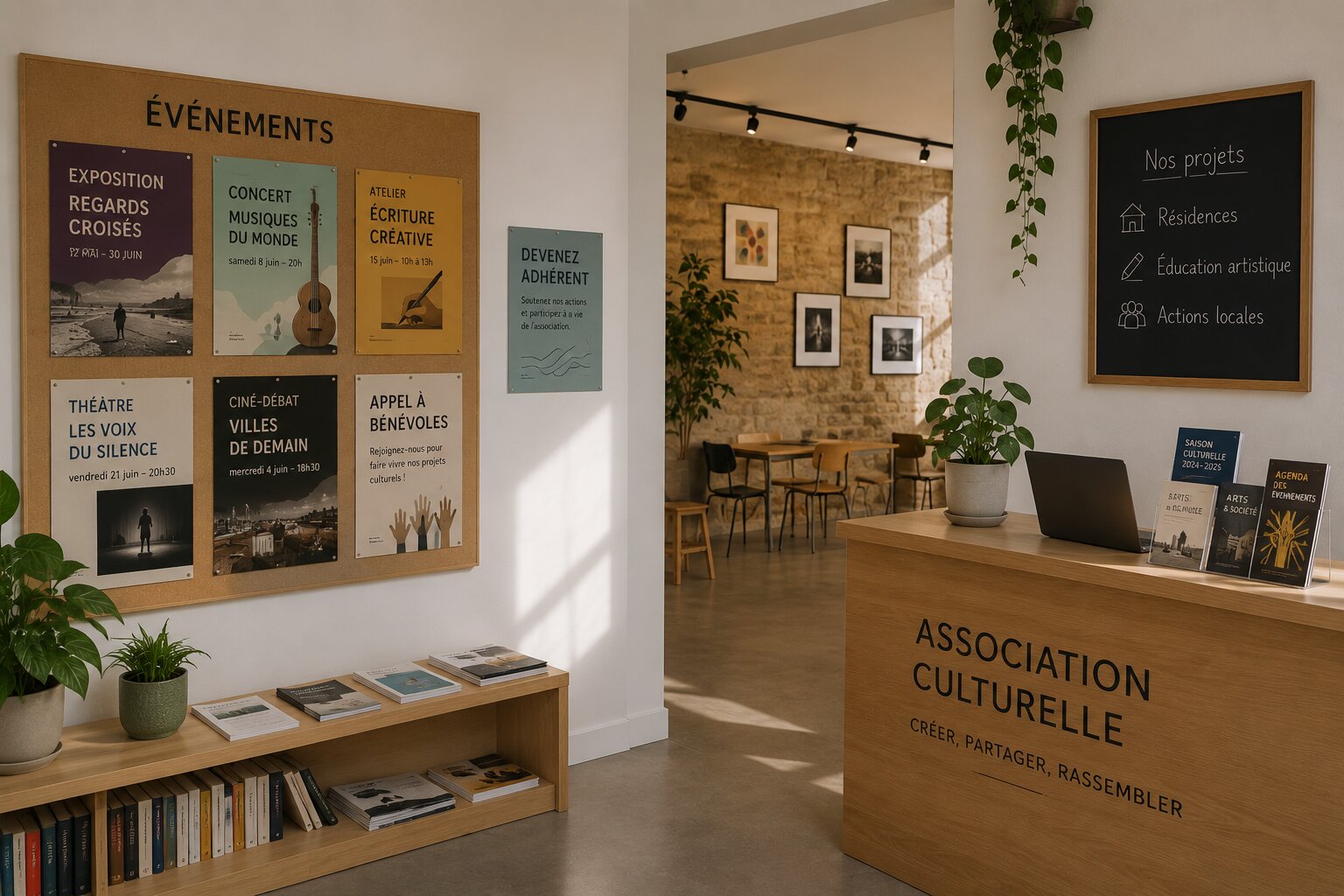 Illustration : site d’une association culturelle locale.